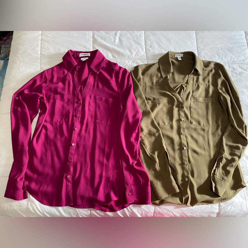 2 Express Blouses Like New